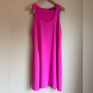 Ralph Lauren Vibrant Fuchsia Mini Dress Size 14